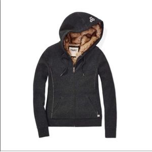 Aritzia TNA Fur Lined Zip